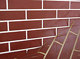 Трафарет цегла імітація цегляної кладки для штукатурки та фарби паковання 0,91 м2 розмір аркуша 1033х880 мм, фото 3