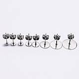 Основи для сережок, "пусети". Метал. Діаметр майданчика 4 мм, фото 5