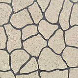 Трафарет імітація кам'яної кладки «камінь сланець» для штукатурки та фарби упаковка 0,67м2 розмір листа 982х682мм, фото 2