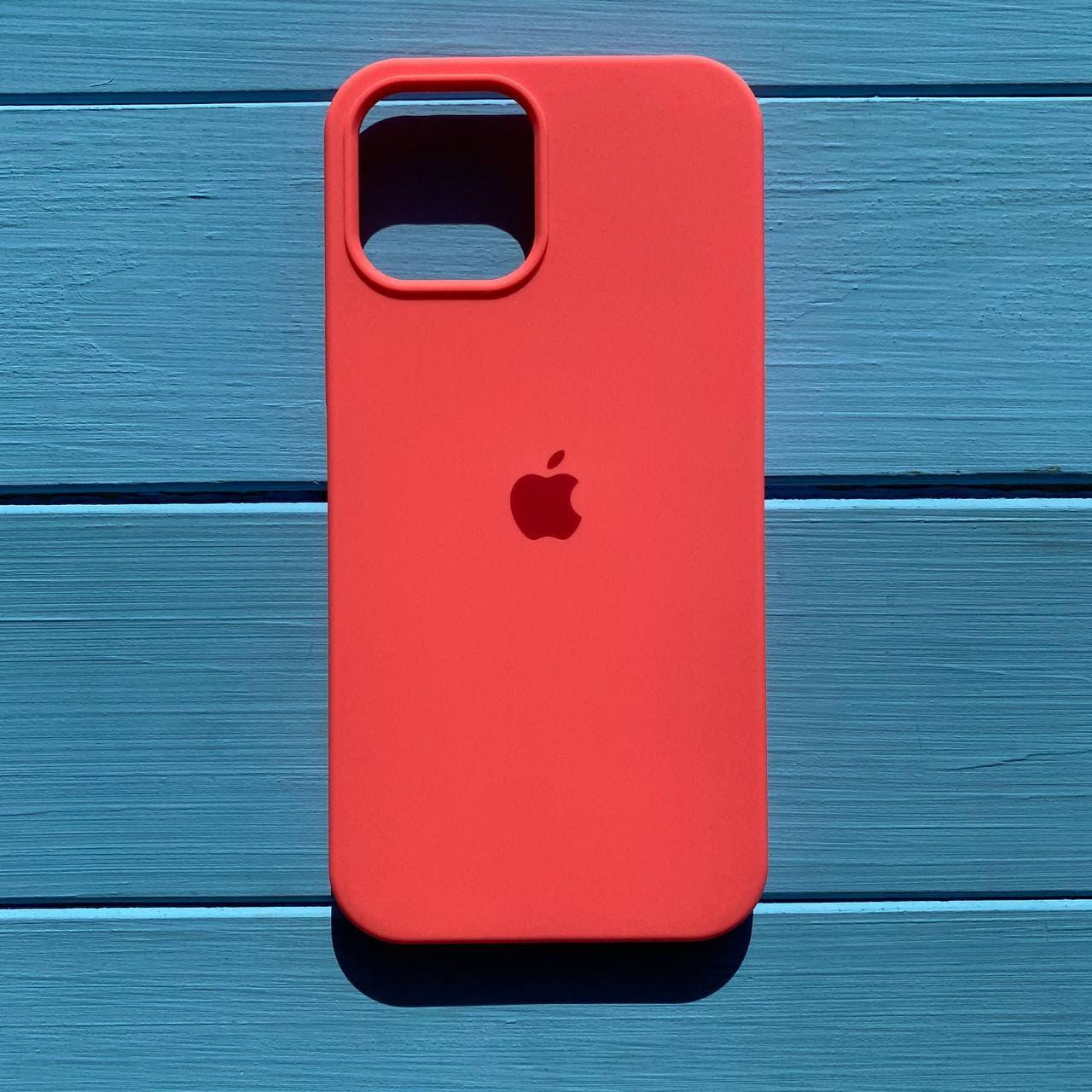 Чохол Silicone Case для Apple iPhone 12 Mini Neon Pink, фото 1