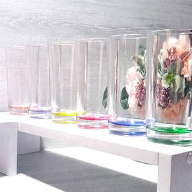 Набір Стаканів Високих  "BRIGHT COLORS NEW YORK" 6шт 280мл