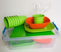 Набір посуду "Великий сімейний" (7 осіб) 365*240*115 мм