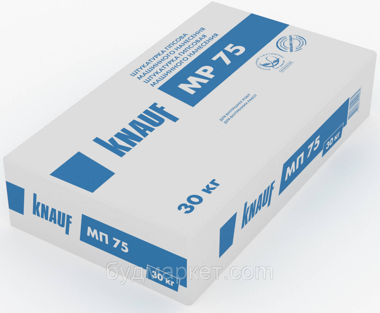 Штукатурка KNAUF МП-75 машинная гипсовая (40 шт/п.), 30 кг - фото 1 - id-p12886569