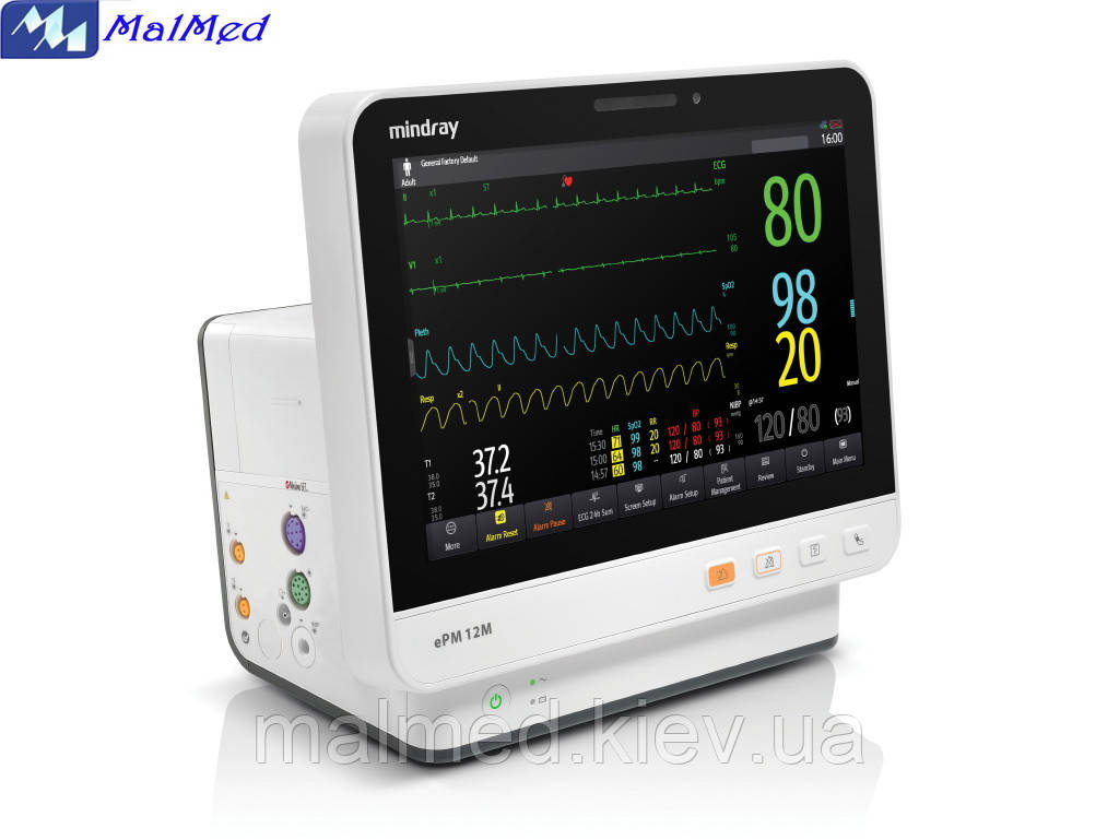 Mindray ePM 12m (ECG, SpO2, NIBP, Temp, опции: IBP, CO2, BIS, Multi-Gas)