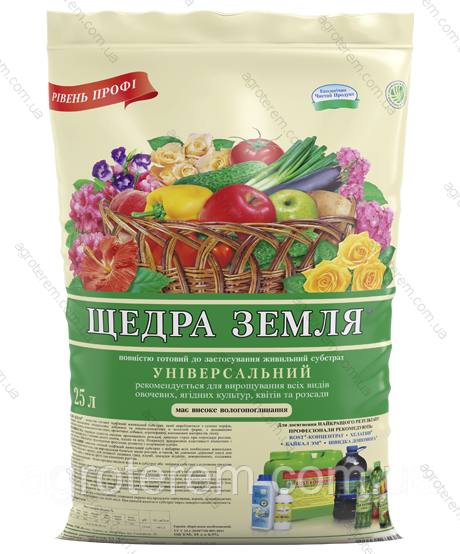 Торф Щедра земля 25л