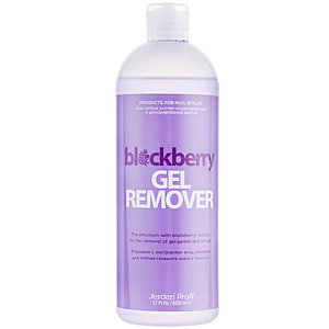 Рідина для зняття гель лаку, біогелю Jerden Gel Remover Blackberry, 500 ожина мл