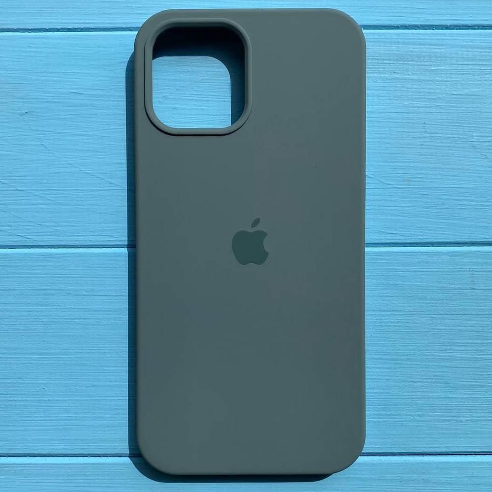 Чохол Silicone Case для Apple iPhone 12 Pro Max Gray Sky