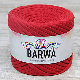 Пряжа трикотажна Barwa (7-9 мм / 50 м), колір Мак
