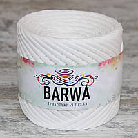 Пряжа трикотажна Barwa (7-9 мм / 50 м), колір Молоко