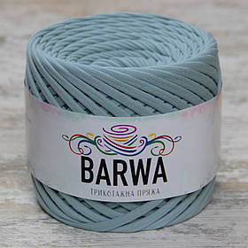 Пряжа трикотажна Barwa (7-9 мм / 50 м), колір Пильна м'ята