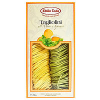 Кольорові макарони з яйцем і шпинатом Dalla Costa Tagliolini, 250гр (Італія)