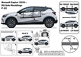 Молдинги на двері для Renault Captur II 2020+, фото 7