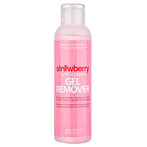 Жидкость для снятия гель-лака Jerden Proff Strawberry, 200 мл клубника со сливками