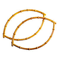 Комплект ручок для сумки пластикових "Око", 27,5х17,5 см Охра