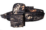 Патронташ з карманами на 44 патрона 12,16 калібр "Преміум" Дуб, фото 2