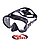 Набір для плавання маска з трубкою Zelart M105-SN132-SIL, фото 2