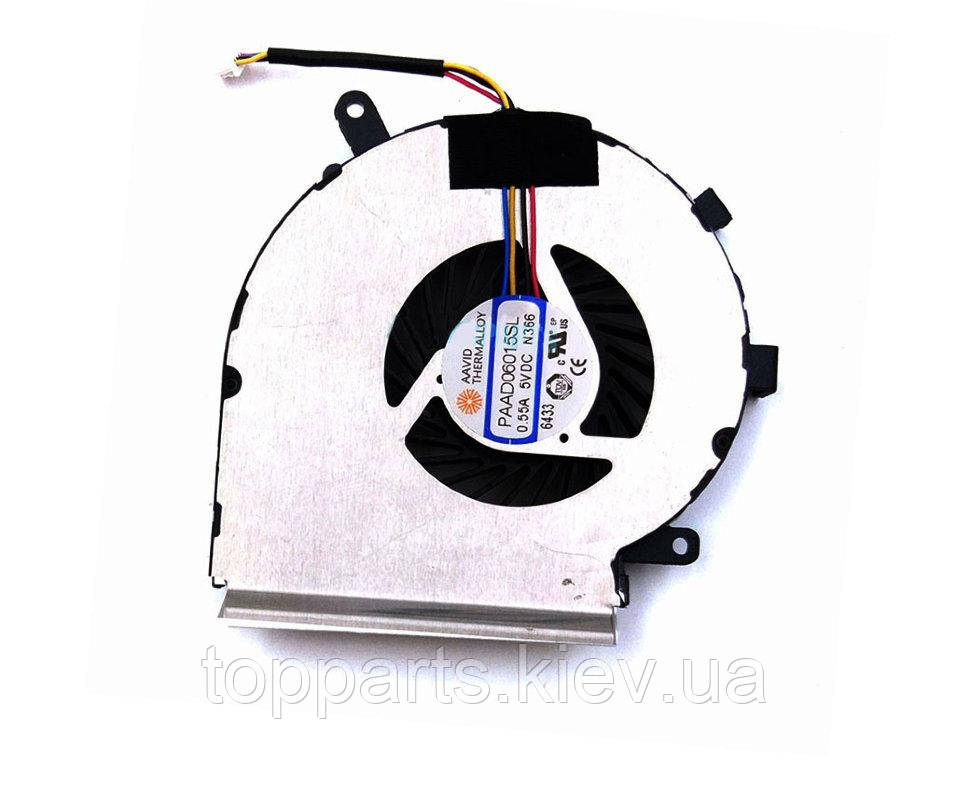 Вентилятор для ноутбука MSI GE62VR, GP62MVR, GE72VR, GP72VR, For CPU, (PAAD06015SL-N366), DC (5V, 0.55A), 4pin