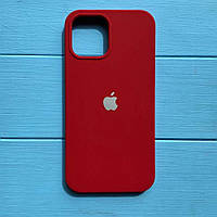 Чехол Silicone Case для Apple iPhone 12, 12 Pro Deep Red