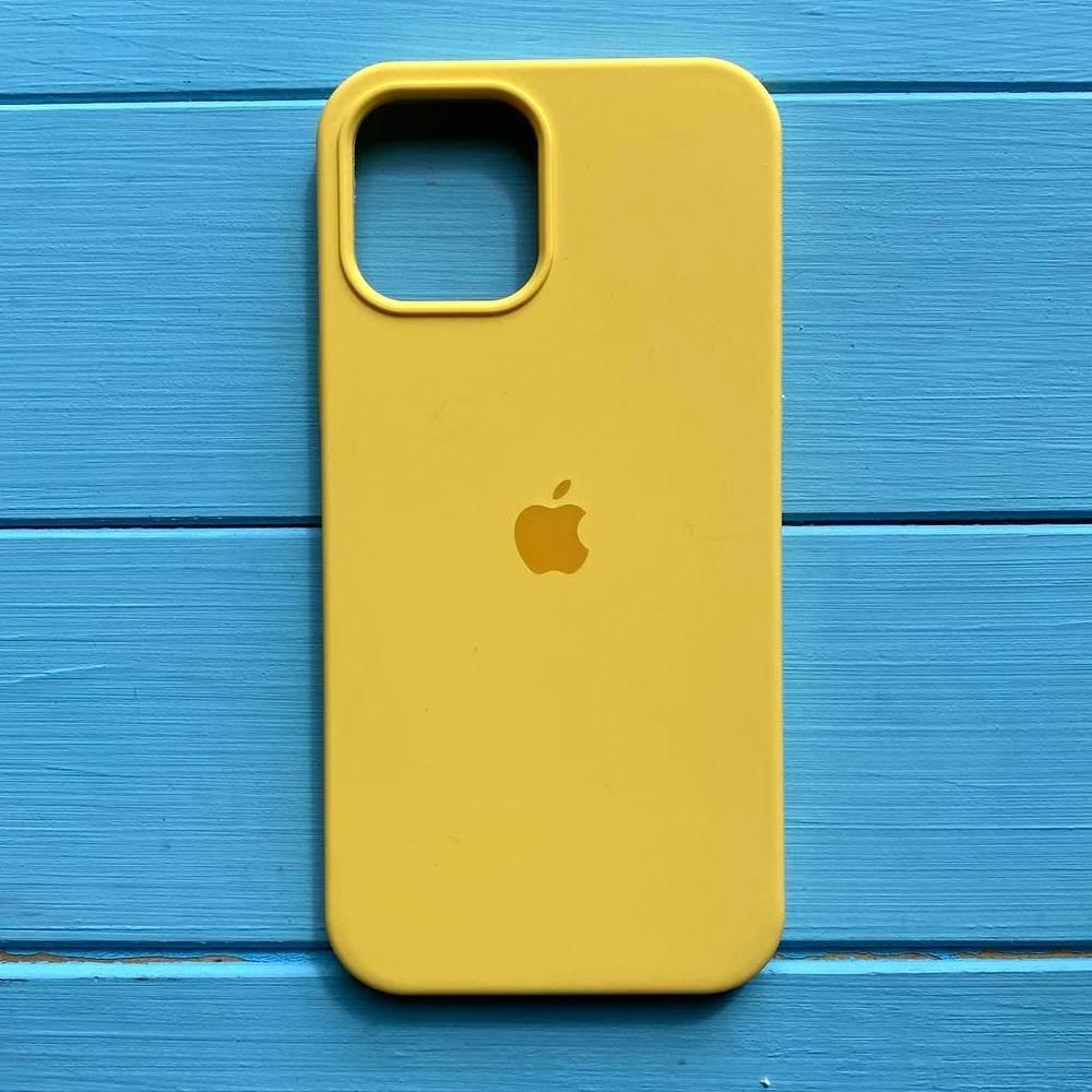 Чохол Silicone Case для Apple iPhone 12 Pro Max Canary Yellow