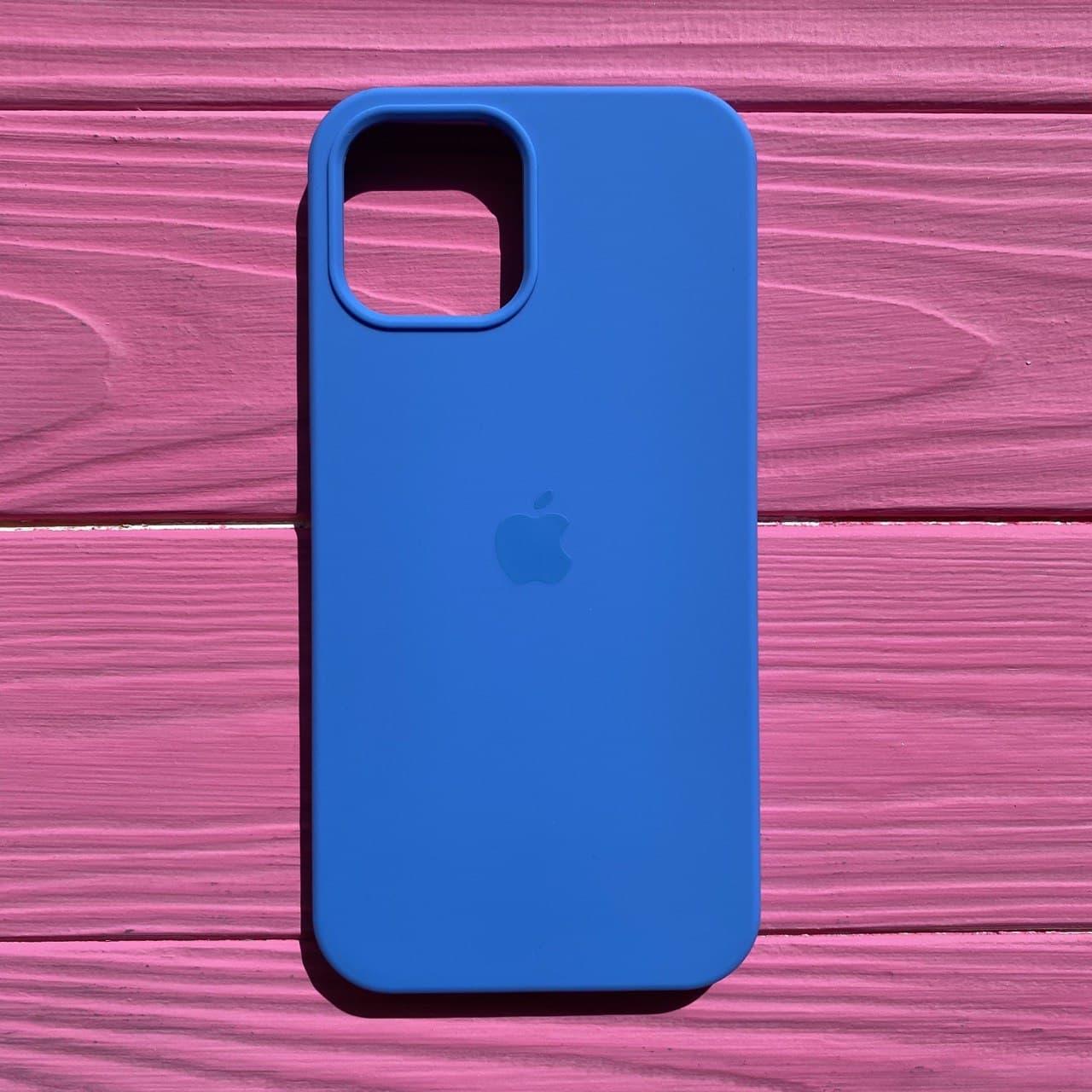 Чохол Silicone Case для Apple iPhone 12, 12 Pro Cobalt Blue