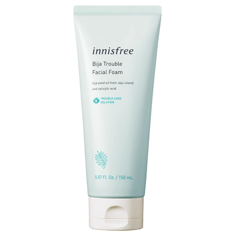 Пінка для очищення проблемної шкіри Innisfree Bija Trouble Facial Foam 150ml