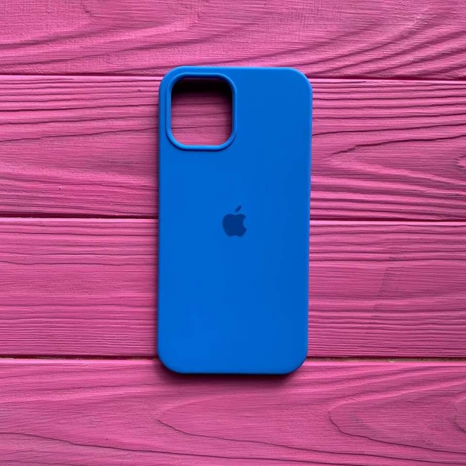 Чохол Silicone Case для Apple iPhone 12 Pro Max Blue Cloud