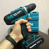 Бездротовий Шурупокрут Makita 550 DWE (24 V, 5.0 AH) з набором інструментів Шурупокрут-дриль Макита, фото 7