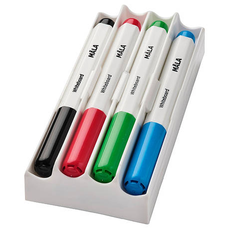 МОЛУ Фломастер для дошки, різні кольори, 00184042, IKEA, ІКЕА, MALA, фото 2
