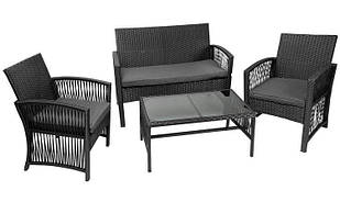 Садові меблі з ротанга M11962 набір меблів для дачі зі столом і двома кріслами, комплект літньої меблів