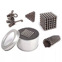 Нео куб Neo Cube 4 мм (Silver)  ⁇  Іграшка головоломка/магнітний конструктор, фото 3
