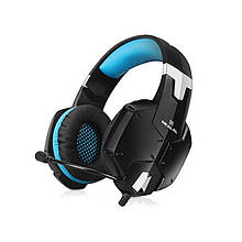 Навушники гарнітура накладні REAL-EL GDX-7500 Black/Blue