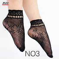 Ошатні жіночі мереживні шкарпетки 36-37 Alexika