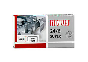 Скоби для степлера No.24/6 SUPER NOVUS