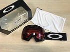 Гірськолижна маска Oakley Flight Deck L (XL) Matte Black Лінза Prizm Rose, фото 3