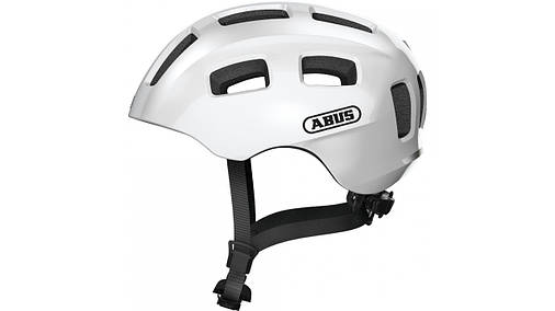 Велосипедный детский шлем ABUS YOUN-I 2.0 S 48–54 Pearl White, фото 2