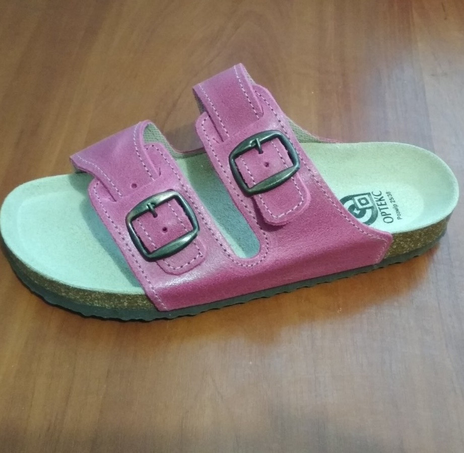 Взуття ортопедичне жіноче Ортекс, босоніжки рожеві.