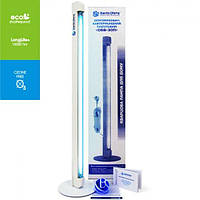 Бактерицидна БЕЗЗОНОВА кварцова лампа небиткаBactosfera OBB 30P ECO до 35 м2 (на металевій підставці)