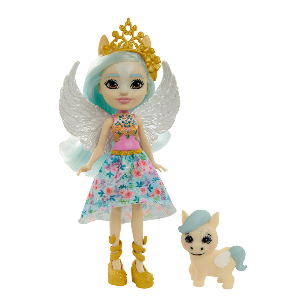 Лялька Enchantimals Royal Пегас Паолина з вихованцем Вінглі Енчантімалс (GYJ03)
