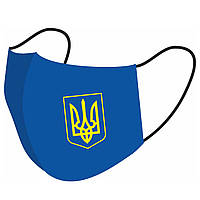 МАСКА СИНЯ "ГЕРБ УКРАЇНИ"