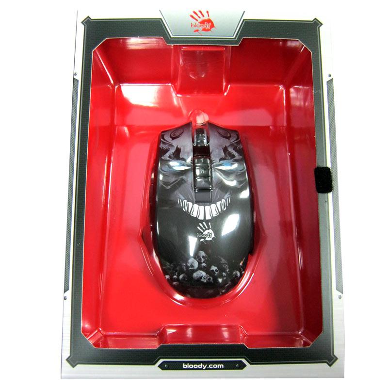Игровая мышка А4Tech P85 (Skull) Bloody USB 100-5000dpi - фото 1 - id-p1419373631