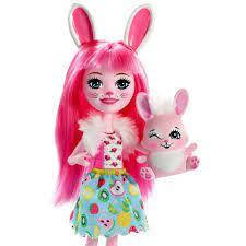 Лялька Enchantimals Кролик Брі і її вихованець Енчантімалс оновлена (FXM73)