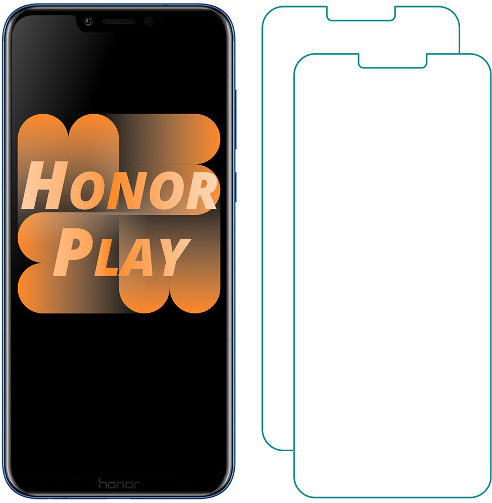 Комплект Honor Play Захисні Стекла (2 шт.) (Хонор Плей)