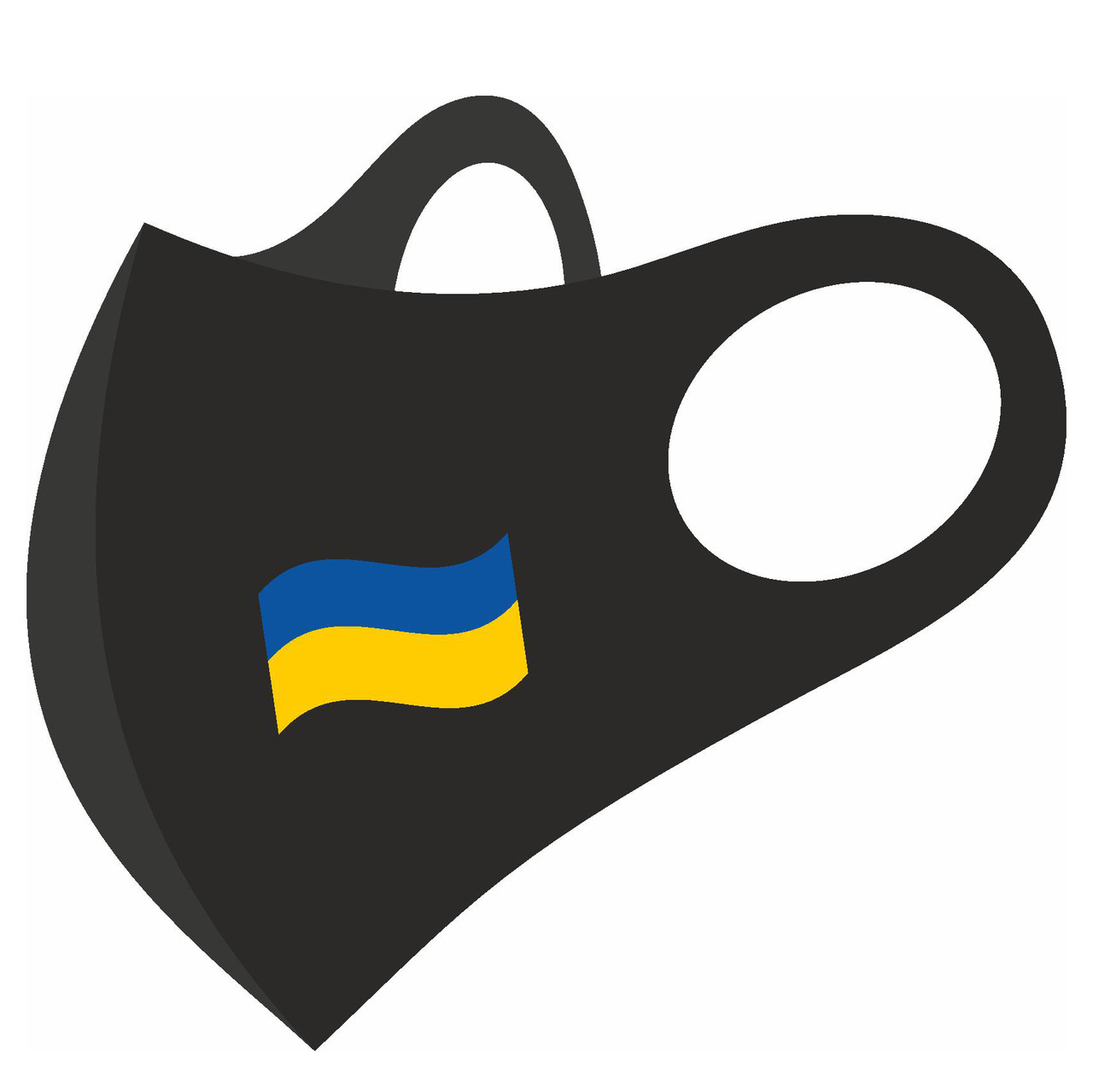 Тканинна маска пітта "ПРАПОР УКРАЇНИ", фото 1