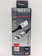 Дата кабель WALKER C970 магнитный USB-Micro