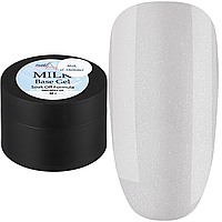 Молочная база NailApex Milk Shimmer, 30 мл с шиммером