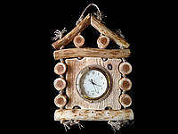 Деревянные часы, часы для бани и сауны, натуральные часы