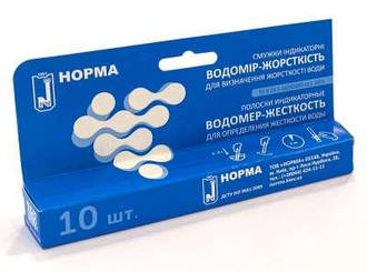 ВОДОМІР-ЖОРСТКІСТЬ смужки індикаторні для визначення жорсткості води