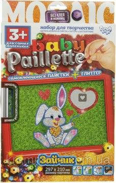 Мозаїка з паєток Baby paiellete Зайчик (РG-01-06)