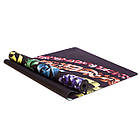 Коврик для йоги Замшевий каучуковий двошаровий 3м Record FI-5662-55 (розмір 183x61x0.3см, райдужний), фото 2