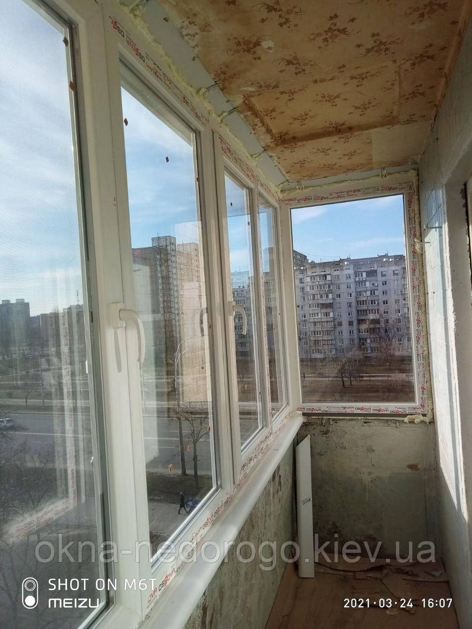 Остекление П-образного балкона - фото 3 - id-p97597168